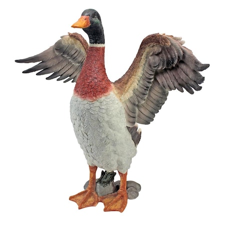 Proud Mallard Duck Statue